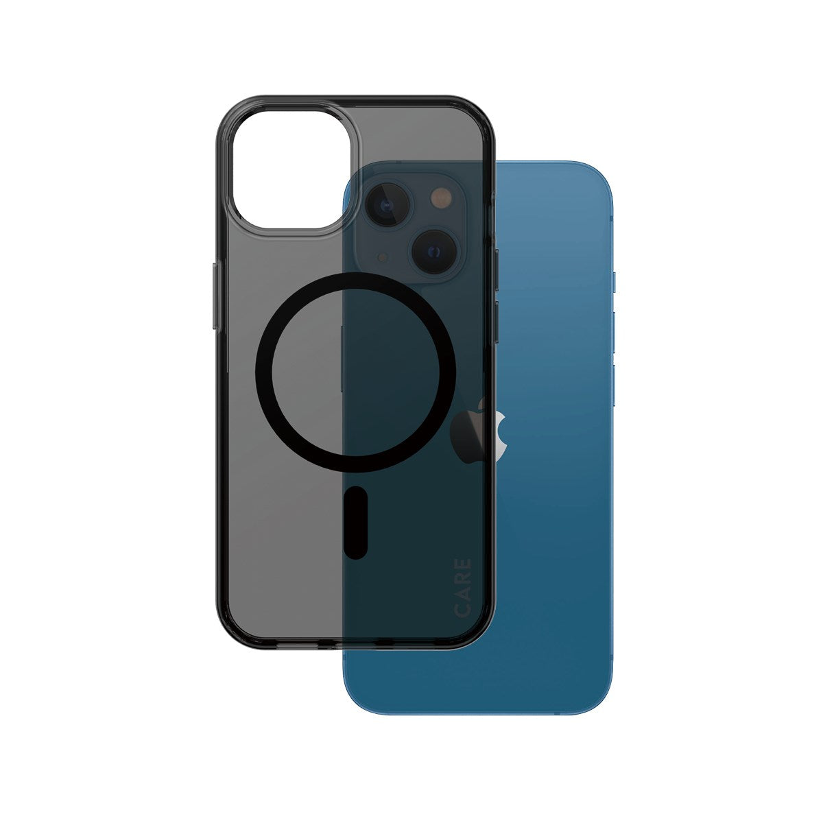 CARE by PanzerGlass® Flagship Case Urban Combat Smokey m. Sort MagSafe iPhone 14 | 13